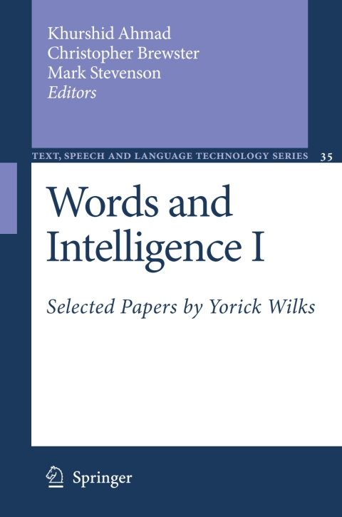 Cover image for book Words and Intelligence I