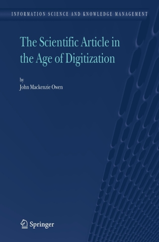 The Scientific Article in the Age of Digitization