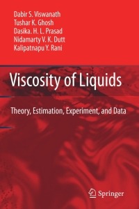 Imagen de portada: Viscosity of Liquids 9781402054815