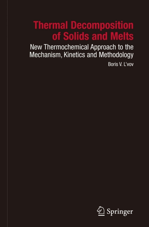 Cover image for book Thermal Decomposition of Solids and Melts