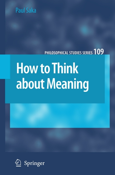 Cover image for book How to Think about Meaning
