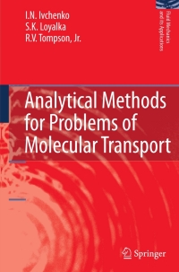 Cover image: Analytical Methods for Problems of Molecular Transport 9781402058646