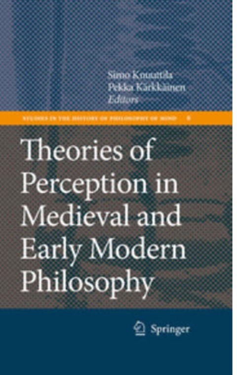 Cover image for book Theories of Perception in Medieval and Early Modern Philosophy