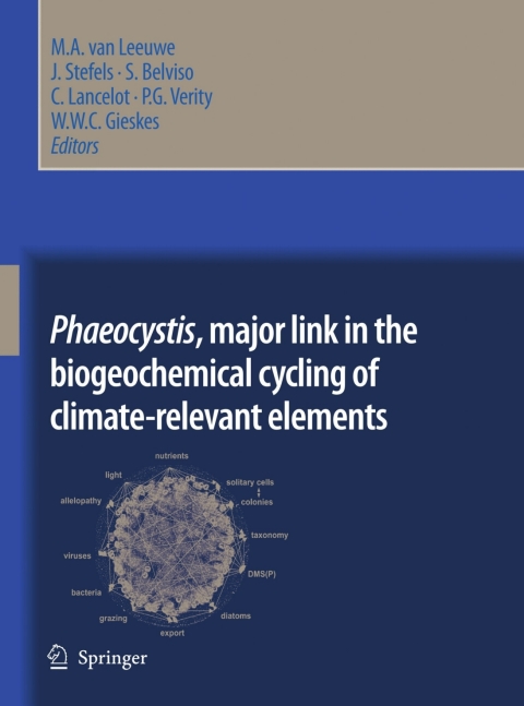 Cover image for book Phaeocystis, major link in the biogeochemical cycling of climate-relevant elements