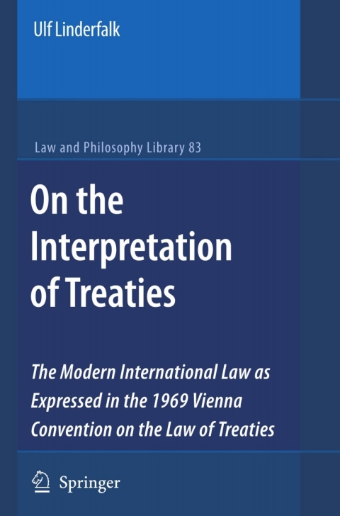 Cover image for book On the Interpretation of Treaties