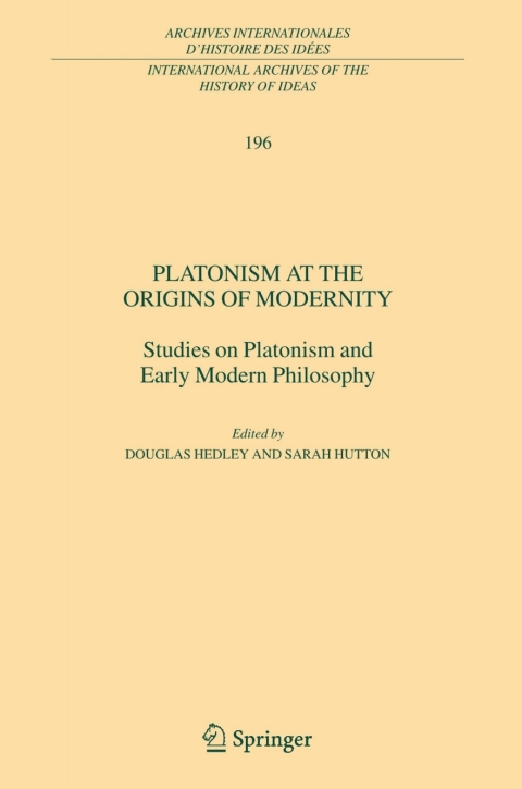 Cover image for book Platonism at the Origins of Modernity