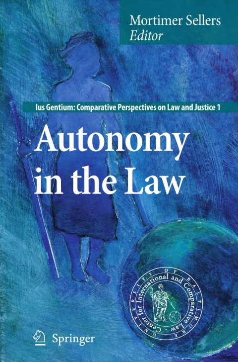 Cover image for book Autonomy in the Law