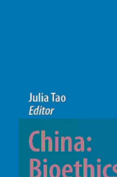 Cover image for book China: Bioethics, Trust, and the Challenge of the Market