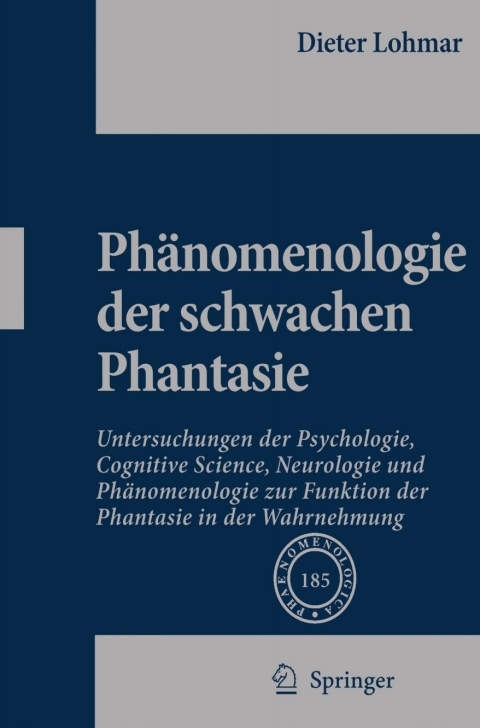Cover image for book Phänomenologie der schwachen Phantasie