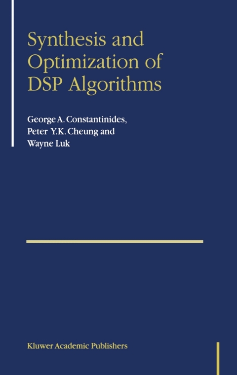 Cover image for book Synthesis and Optimization of DSP Algorithms