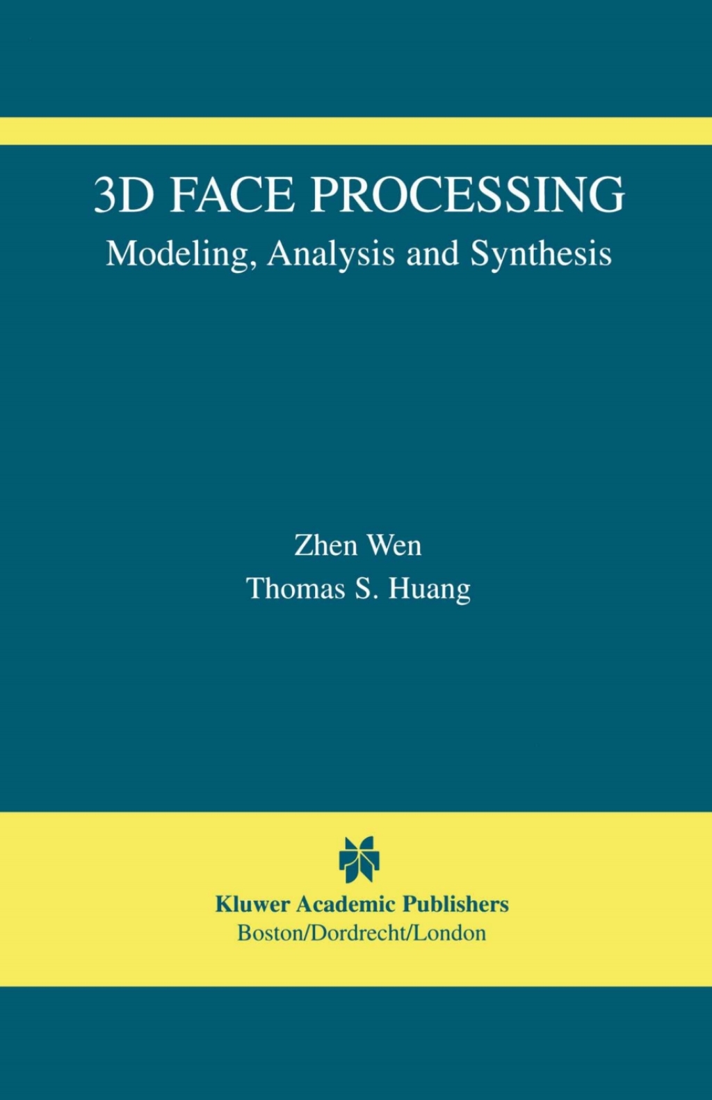 3D Face Processing (eBook)