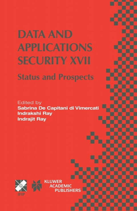 Cover image for book Data and Applications Security XVII