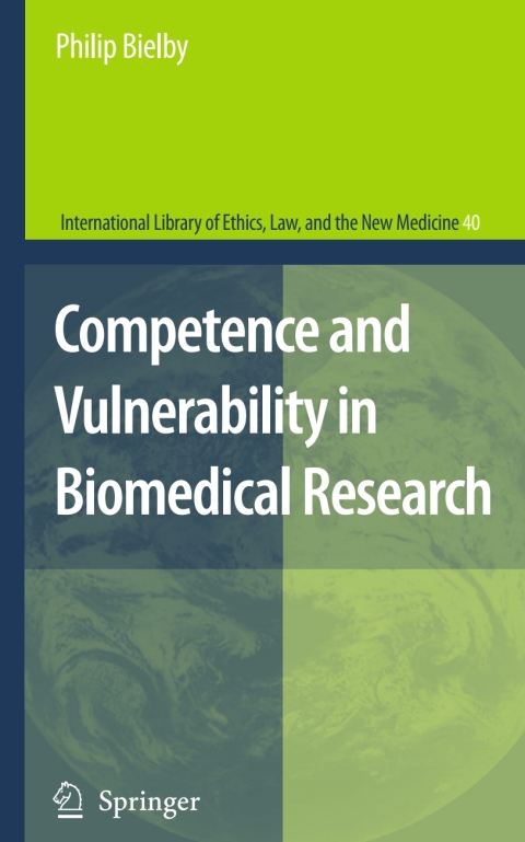 Cover image for book Competence and Vulnerability in Biomedical Research
