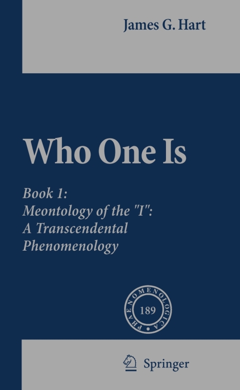 Cover image for book Who One Is