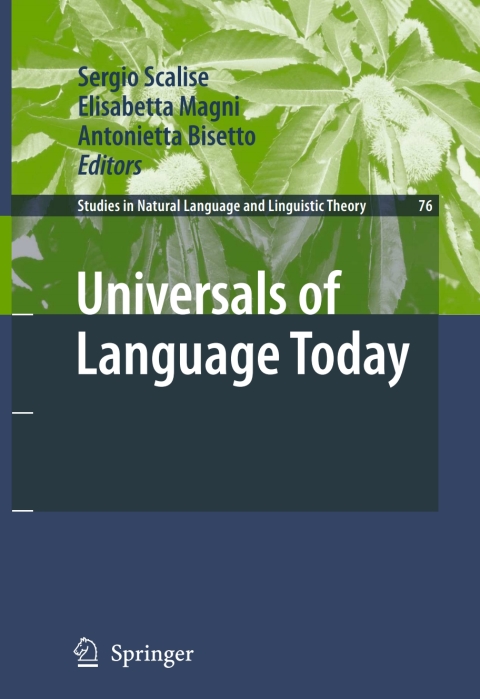 Cover image for book Universals of Language Today