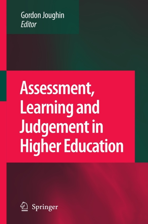 Cover image for book Assessment, Learning and Judgement in Higher Education