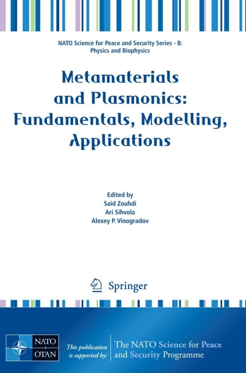 Cover image for book Metamaterials and Plasmonics: Fundamentals, Modelling, Applications