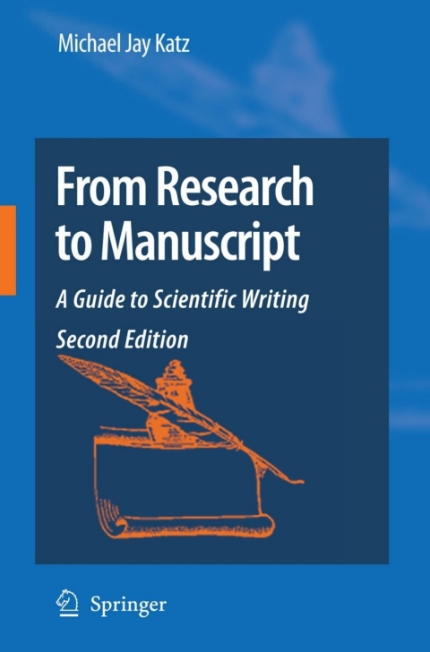 Cover image for book From Research to Manuscript