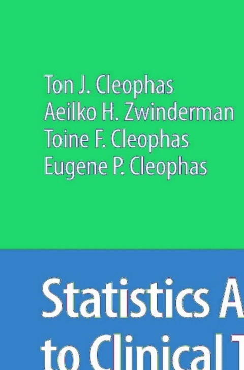 Cover image for book Statistics Applied to Clinical Trials