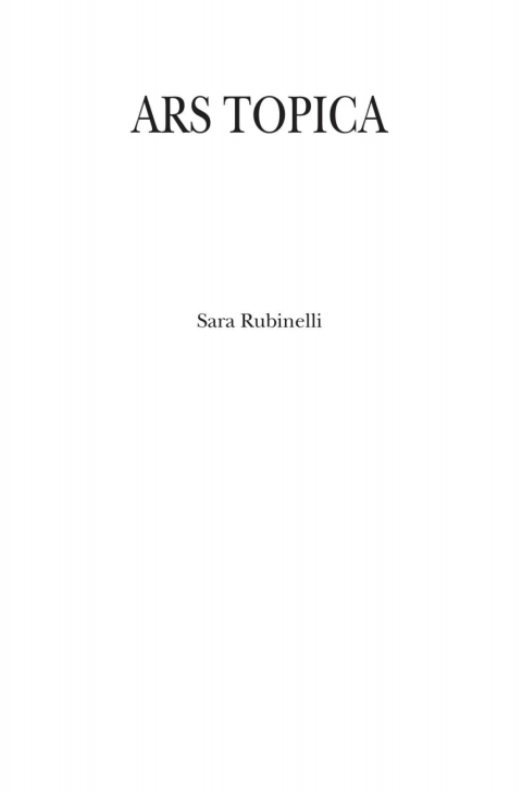 Cover image for book Ars Topica