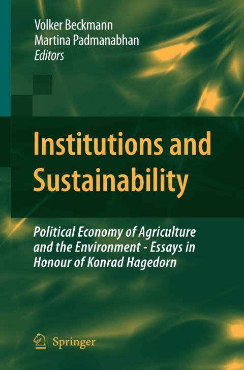 Cover image for book Institutions and Sustainability