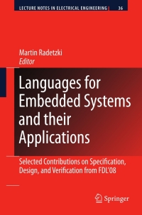 Cover image: Languages for Embedded Systems and their Applications 9781402097133