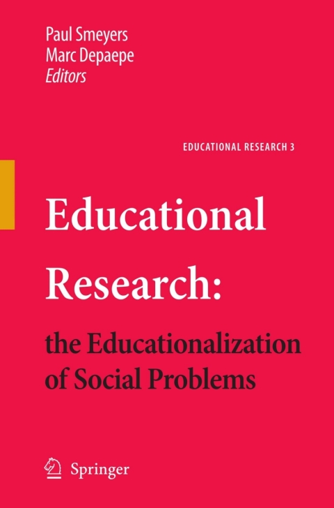 Cover image for book Educational Research: the Educationalization of Social Problems
