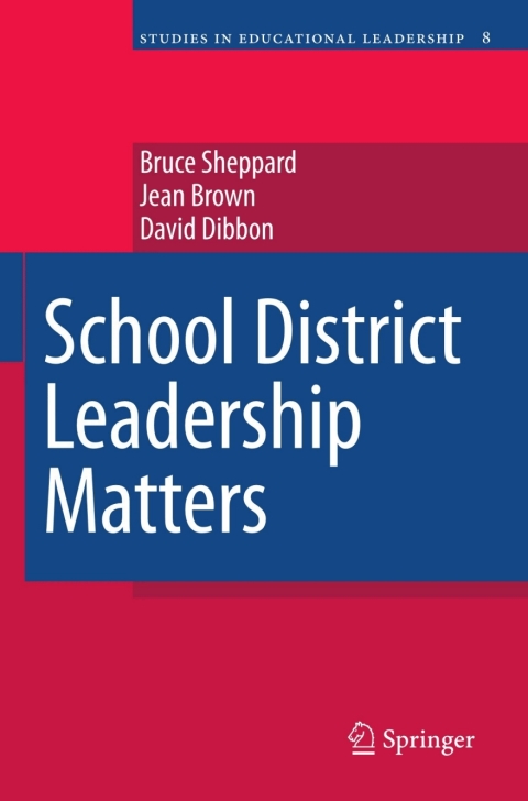 Cover image for book School District Leadership Matters