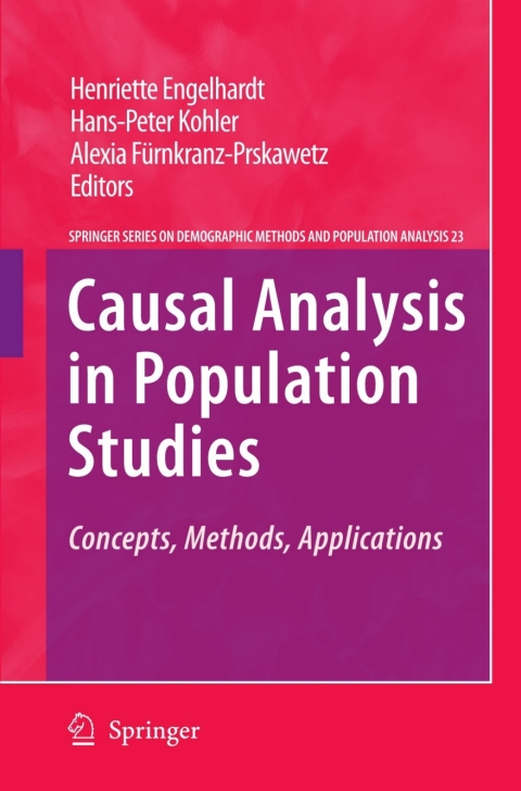 Cover image for book Causal Analysis in Population Studies