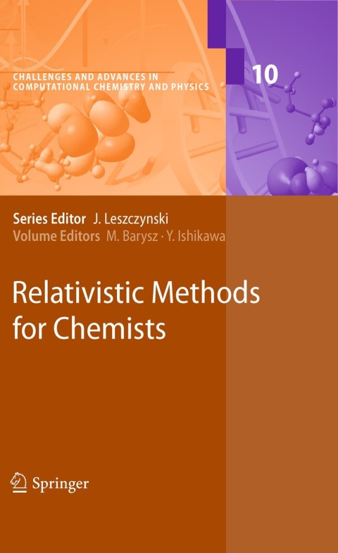 Cover image for book Relativistic Methods for Chemists