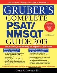 صورة الغلاف: Gruber's Complete PSAT/NMSQT Guide 2013 3rd edition 9781402264955