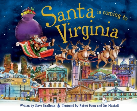 Cover image for book Santa Is Coming to Virginia