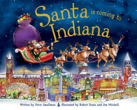 Cover image for book Santa Is Coming to Indiana
