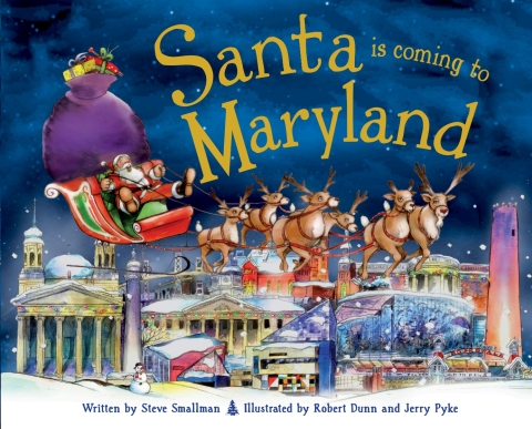 Cover image for book Santa Is Coming to Maryland