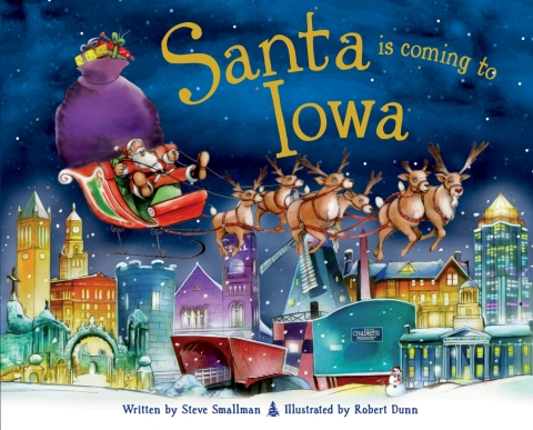 Cover image for book Santa Is Coming to Iowa