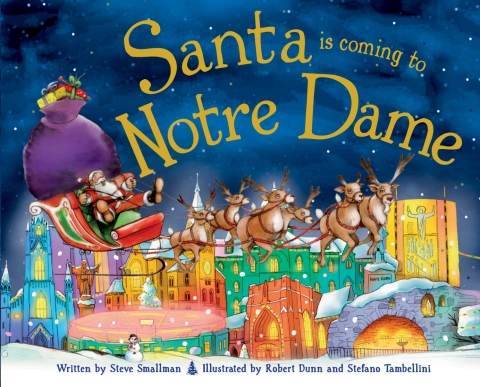 Cover image for book Santa Is Coming to Notre Dame