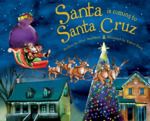 Cover image for book Santa Is Coming to Santa Cruz