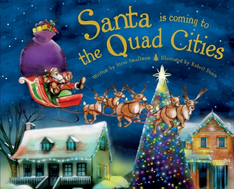 Cover image for book Santa Is Coming to the Quad Cities