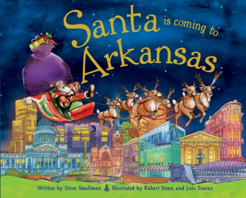 Cover image for book Santa Is Coming to Arkansas