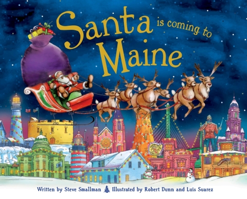 Cover image for book Santa Is Coming to Maine