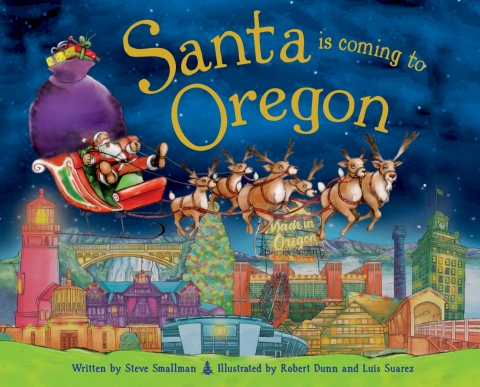 Cover image for book Santa Is Coming to Oregon