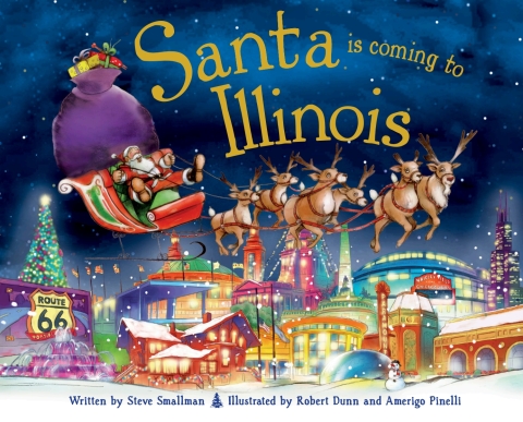 Cover image for book Santa Is Coming to Illinois