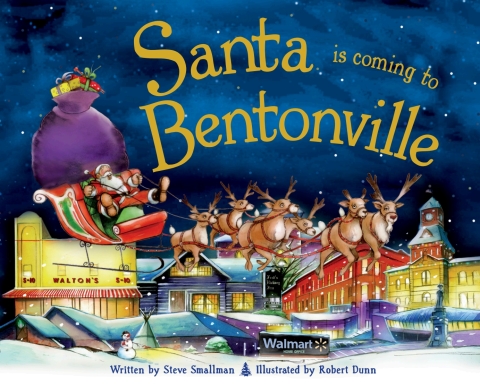 Cover image for book Santa Is Coming to Bentonville