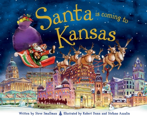 Cover image for book Santa Is Coming to Kansas