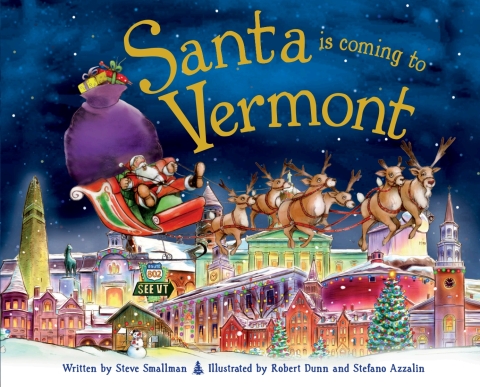 Cover image for book Santa Is Coming to Vermont