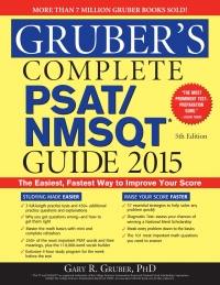صورة الغلاف: Gruber's Complete PSAT/NMSQT Guide 2015 5th edition 9781402295706