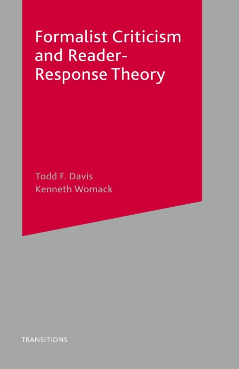 Cover image for book Formalist Criticism and Reader-Response Theory
