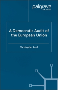 Titelbild: A Democratic Audit of the European Union 9780333992821