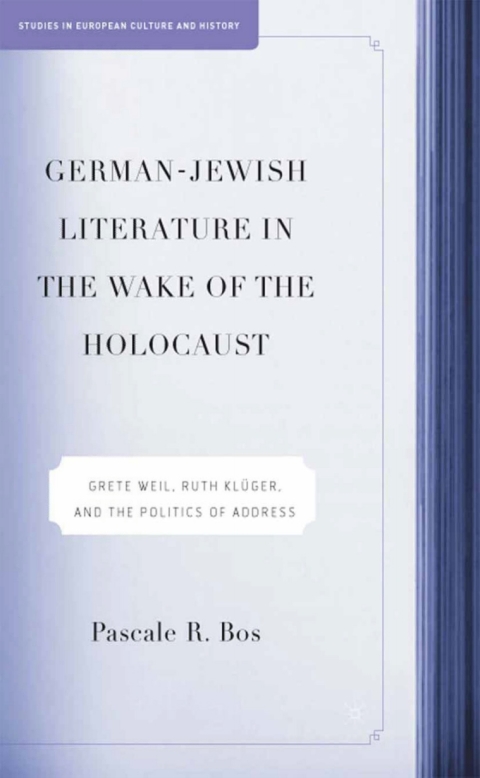 Cover image for book German-Jewish Literature in the Wake of the Holocaust