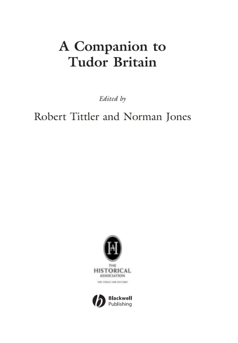 Cover image for book A Companion to Tudor Britain